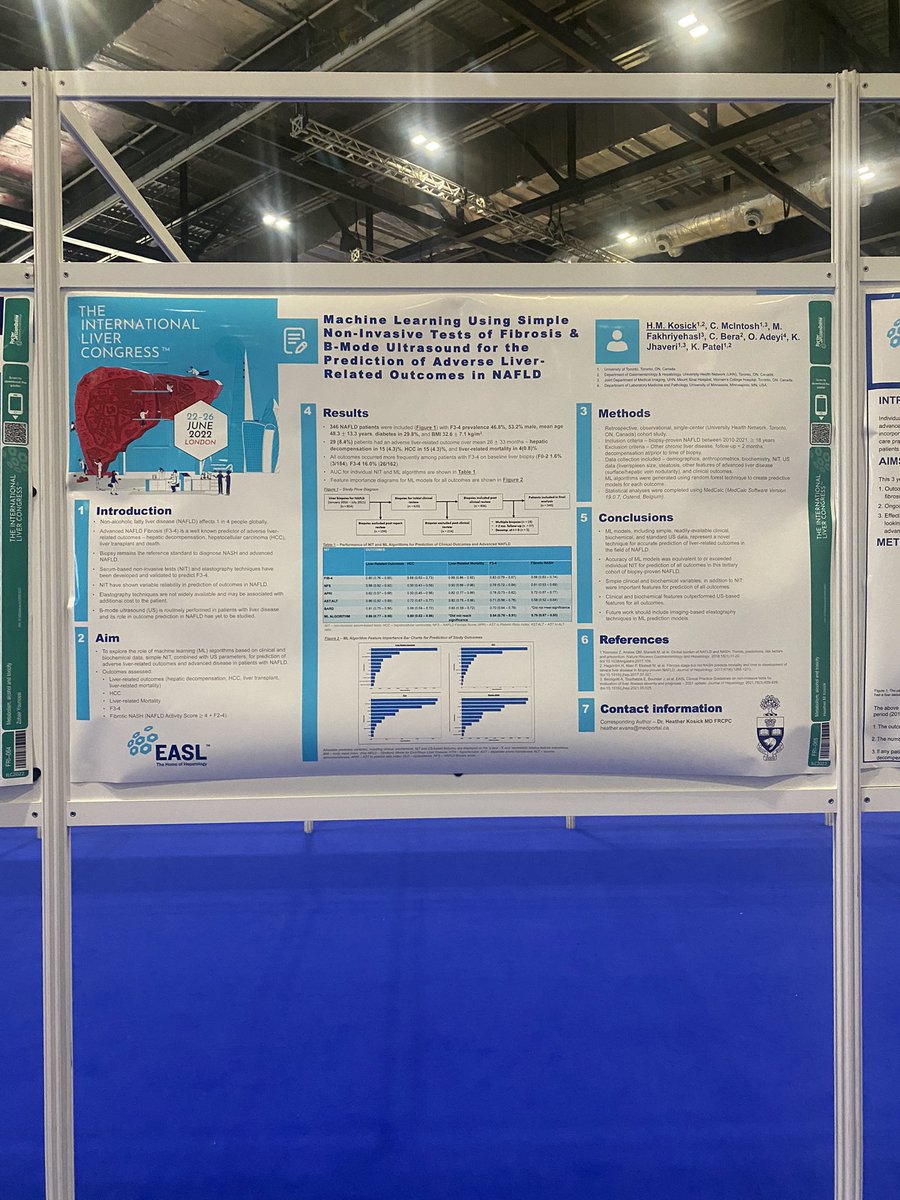 HeatherKosickGI's tweet photo. Having a great time in London at #EASL ILC 2022! Thanks for all your support @UofTGastroHep and my mentor Dr. Keyur Patel! https://t.co/kGlmjAKBvn
