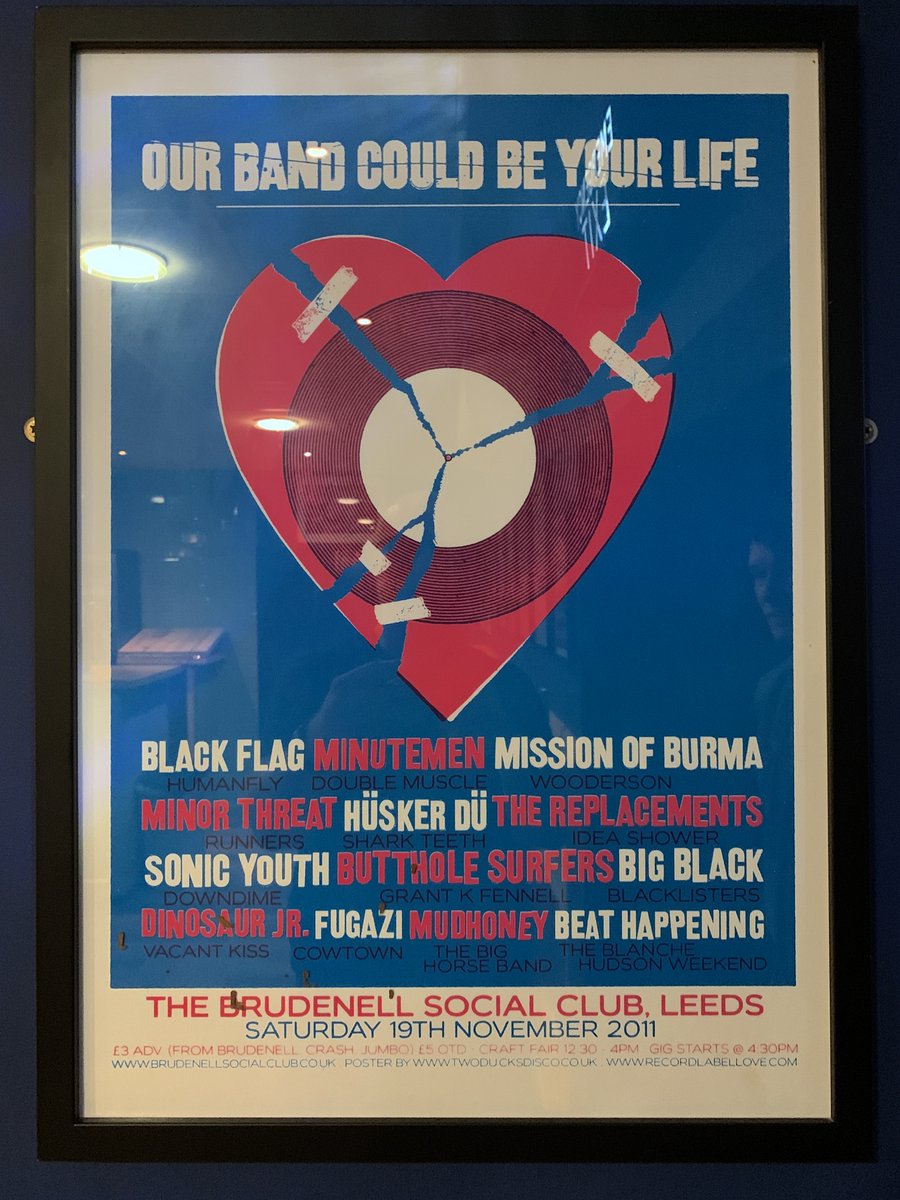 Spotted at the Brudenell Social Club (<a href="/BrudPresents/">Brudenell Presents</a>) in Leeds by <a href="/BobMouldMusic/">Bob Mould</a>, who just singlehandedly rocked that joint.