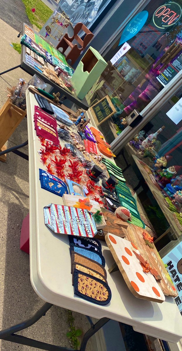 WalkervilleCan's tweet photo. #yardsale Essex Ontario is having a town wide yard sale and guess who’s participating! We have more deals inside waiting for you so join us at 10 Talbot street south for all the sales! #candle #candles #witchy #witchcraft #handmade https://t.co/FeLdwUh7Uj