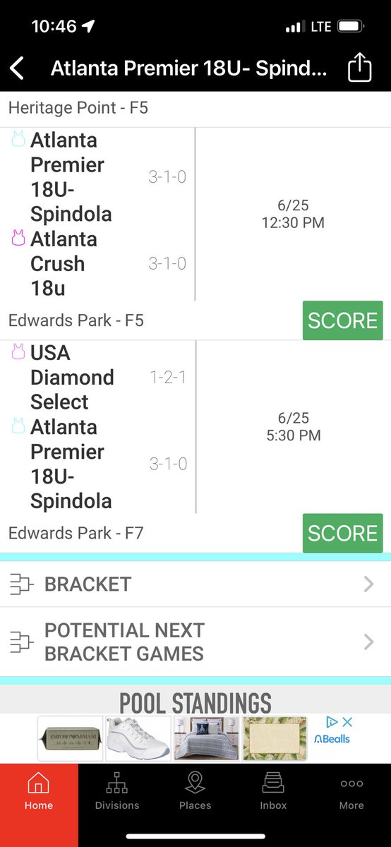 Day three is here. A new venue for @SpindolaAp at Edwards Park. Doubleheader starts at 12:30pm.