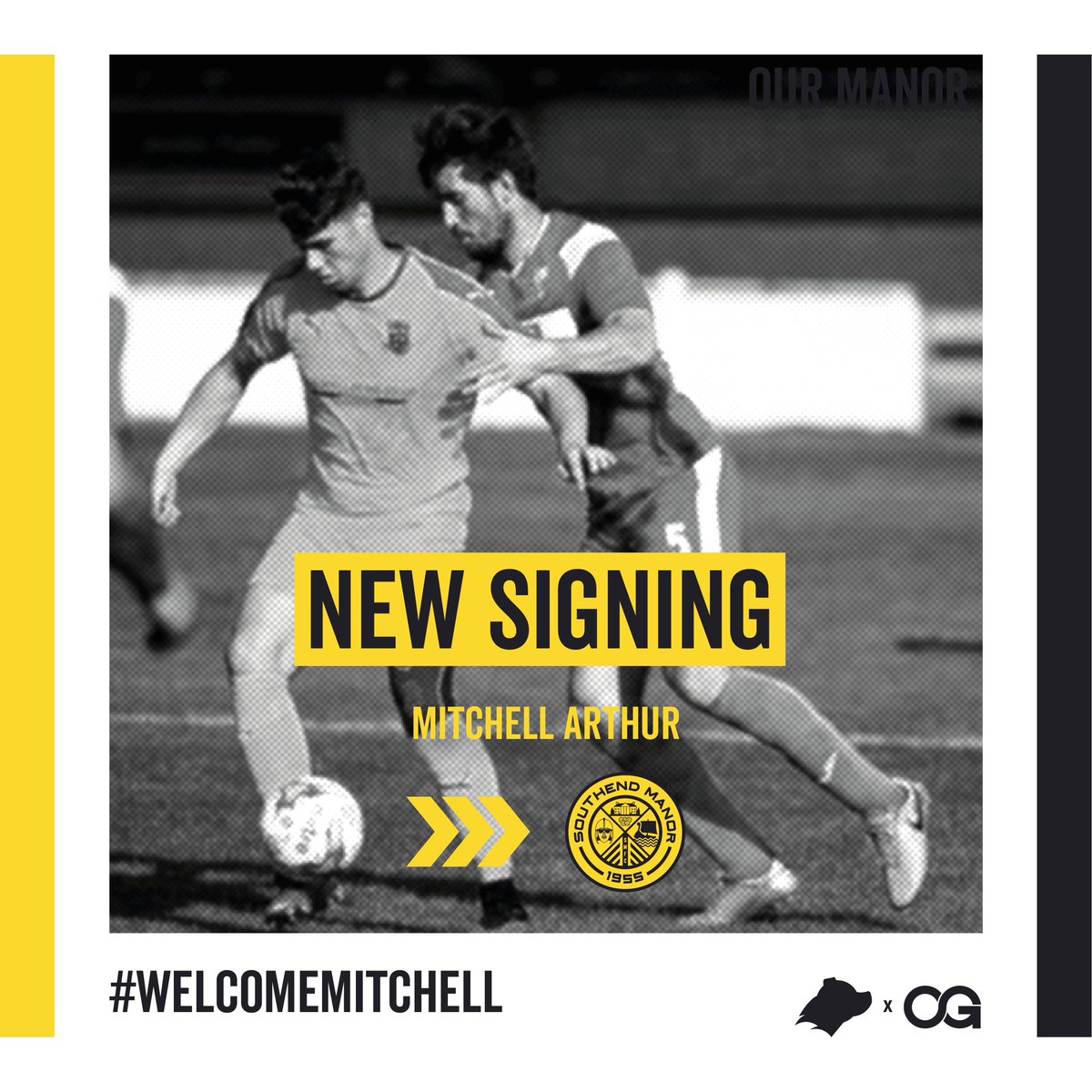 SouthendManorFC's tweet photo. โฌ๏ธ๐จ๐๐๐ ๐๐๐๐๐๐๐ ๐จโฌ๏ธ
Southend Manor are pleased to announce the signing of Mitchell Arthur.
The former Wivenhoe Town captain won Supporters and players player of the year last season.
Welcome @MitchArthur94
#WelcomeMitchell #OurManor https://t.co/5hGHwhd23N
