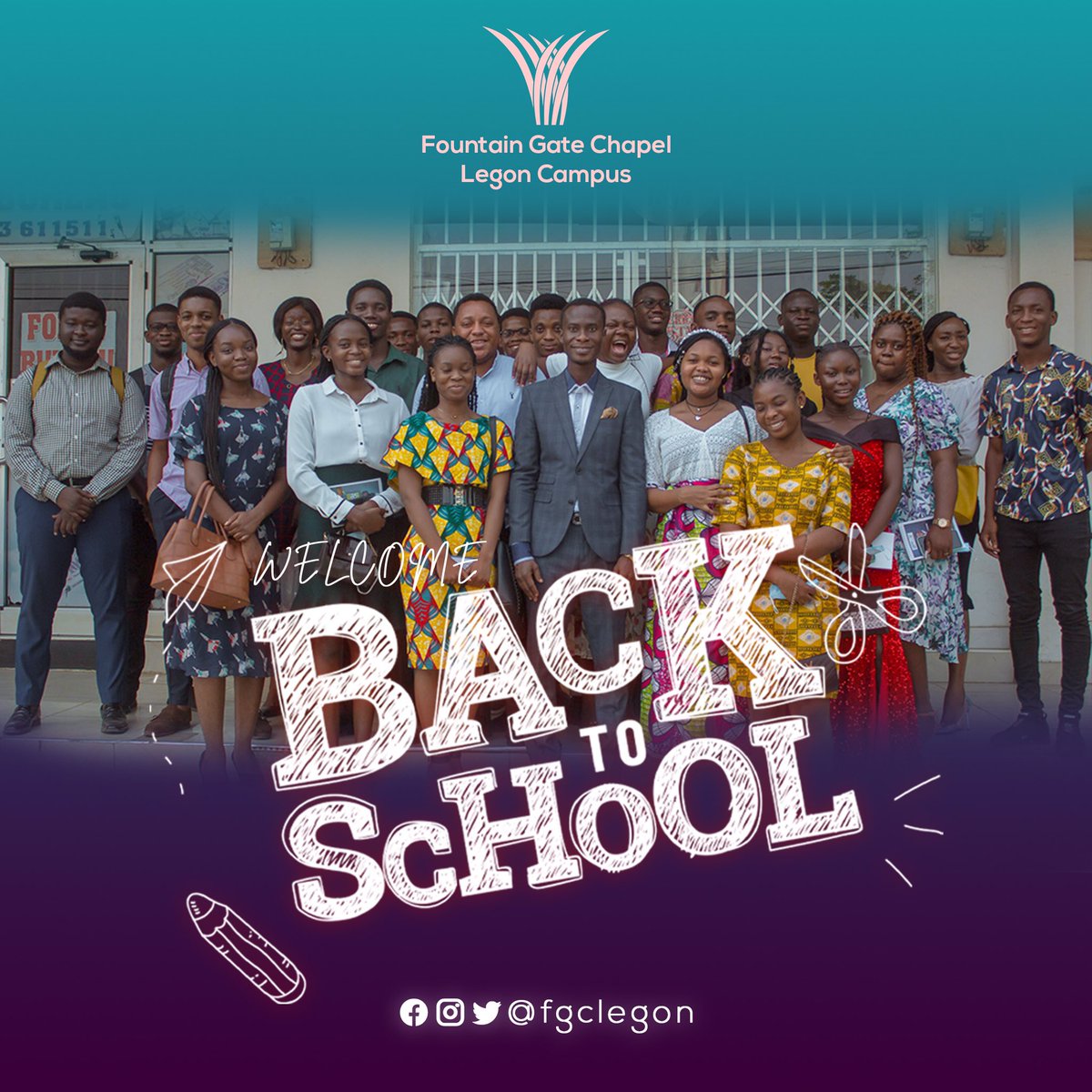 fgclegon's tweet photo. We welcome everyone back to school… Have a Wonderful Semester https://t.co/ei3tT0R5vD