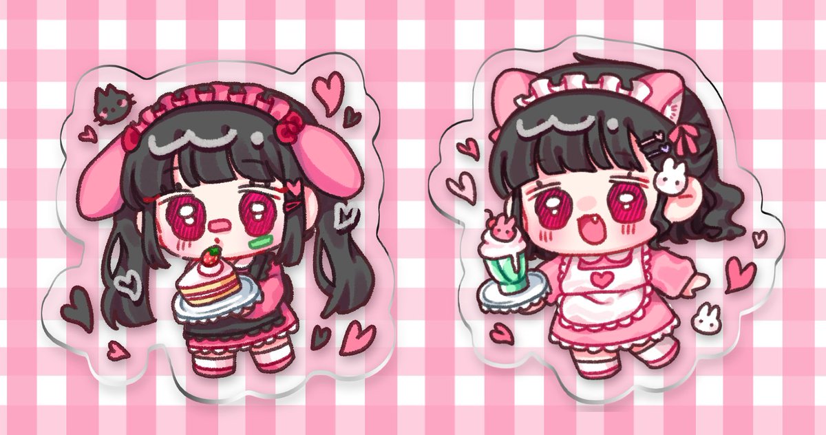 너무 옛날 그림이지만 제가 아끼는 자캐 중에는 이런 자매 자캐도 있는데요••• 나중에 얘네로도 판매해볼게요..>_< (그림은전부트레틀이에욧)