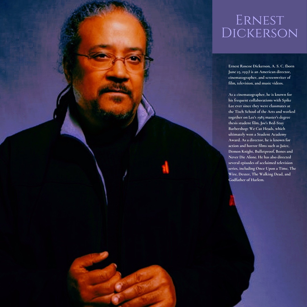 Happy birthday to Ernest Dickerson. 
 