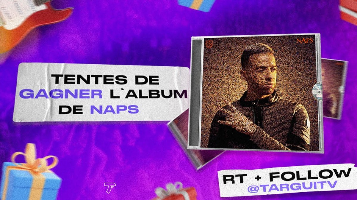 NostraFR_'s tweet image. 🎁 CONCOURS 🎁

Okay Okay pour tenter de remporter l’album « #LATN » de NAPS 💿

🎸 RT + FOLLOW @TarguiTV