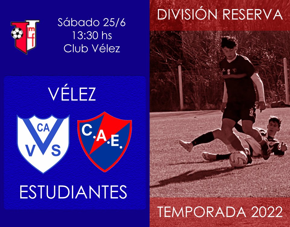 RESERVA - A partir de las 13:30 hs Estudiantes visita al Club Vélez