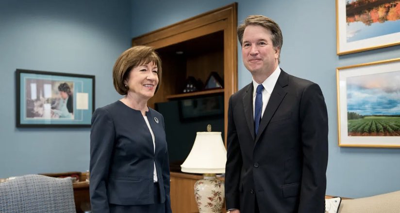 WingertTom's tweet image. I wonder is Susan Collins thinks that Brett Kavanaugh has “learned His Lesson”? He will Never Lie Under Oath again! #SusanCollinsResigh #KavanaughLied