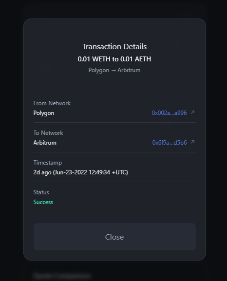 Bridgeless Cross-Chain Swaps
The <a href="/arbitrum/">Arbitrum</a> Odyssey Bridge with <a href="/hashflow/">hashflow</a> join now
<a href="/iranverse/">HOUSHANG 🌶️</a> <a href="/pezhmanof/">pezhman</a> <a href="/erametaverse/">EraMetaverse ($ERA)</a> 
#hashgang #bridgeweek #ArbitrumOdyssey #NFT