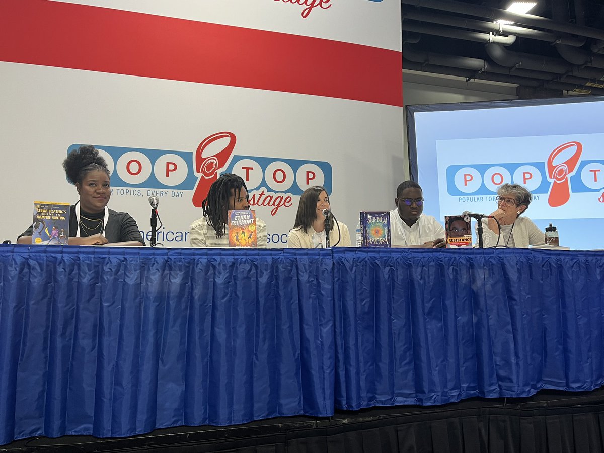 “The more queer books for queer kids that I write, the harder it will be for them to ban them all.” - @NeekoMelleby #ALAAC22 🔥🔥🔥