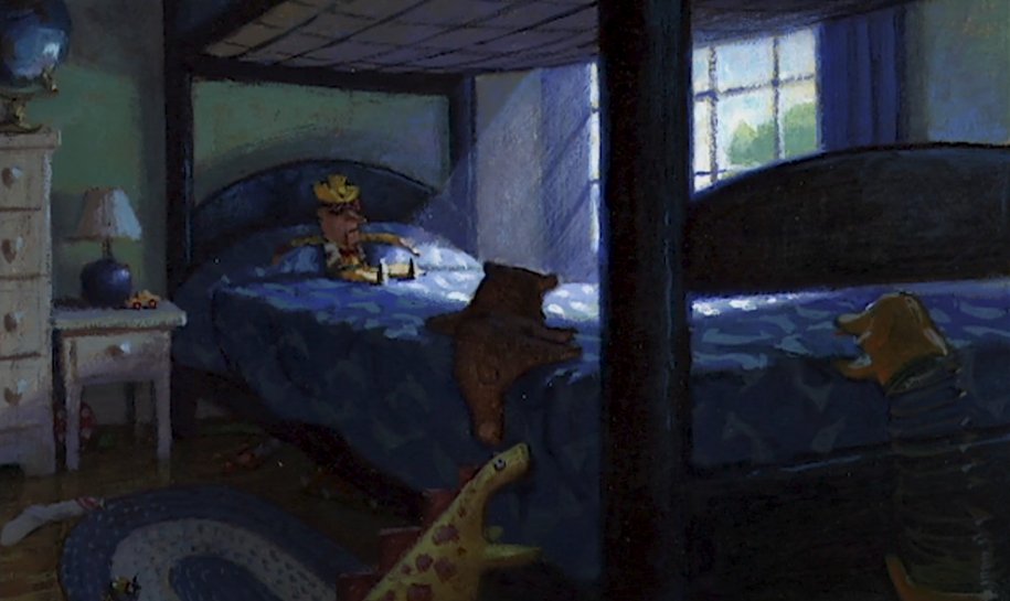DaFeenom's tweet photo. J'ai toujours ét�� fasciné par ces concept arts de premier Toy Story qui rappellent que le film aurait pu être bien plus sombre. https://t.co/Zj9kCdm4f1