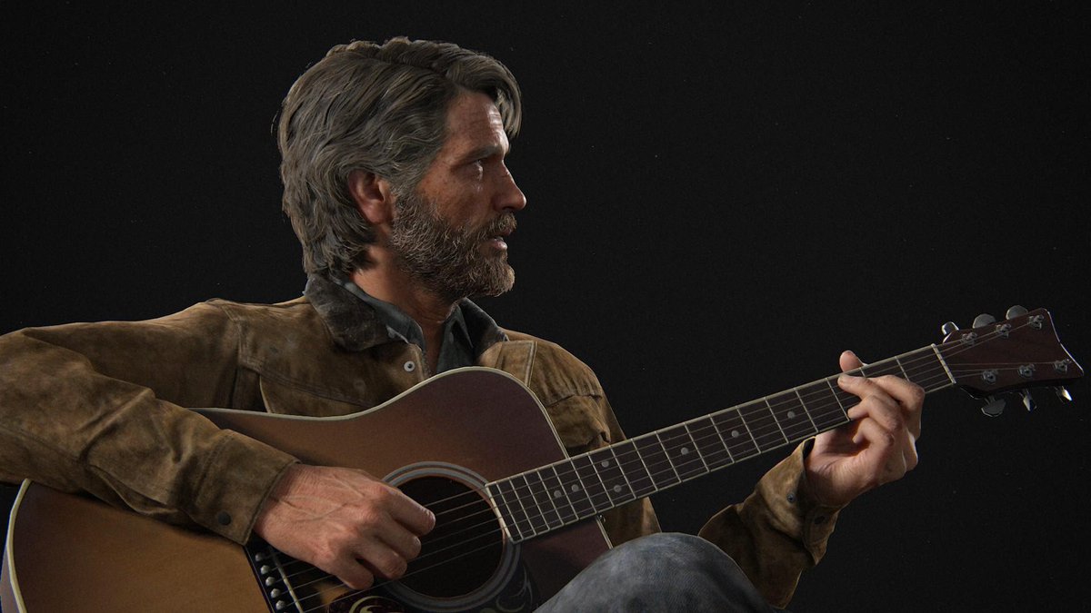 FandomTlou's tweet photo. Curiosidades de #TheLastOfUs: É possível tocar qualquer música no violão do jogo! 🎻

Em #TheLastofUsPartII o violão é uma das partes mais importantes para a construção da relação dos personagens.
Porém, jogadores perceberam a precisão acurada do violão do jogo! https://t.co/1F8es6F5Ka