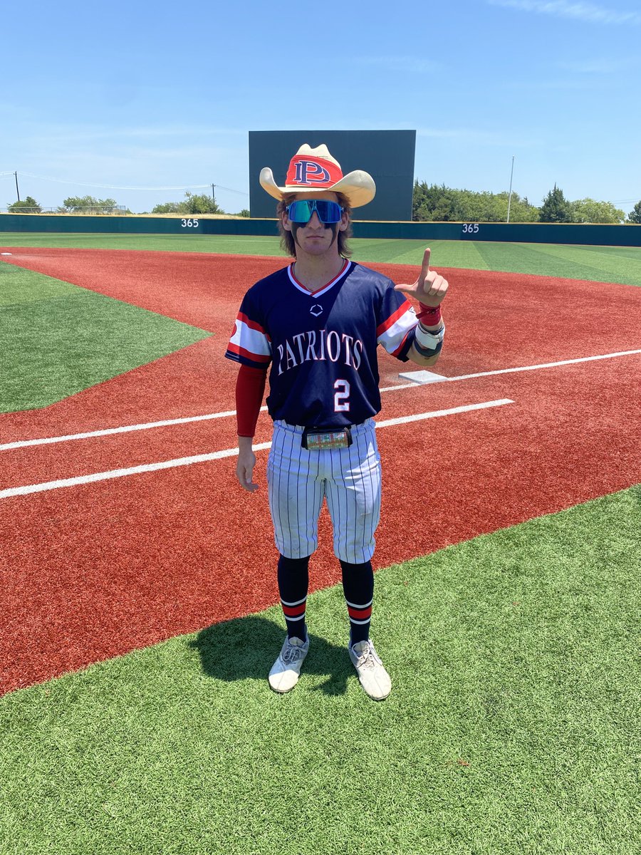 #DFWShowdown F: <a href="/DallasPatriots/">Dallas Patriots</a> 16U Clary 18, UB Texas Valbuena/Powell 3
PoG: <a href="/masonmetersky32/">Mason Metersky</a> 2-3, 4 RBI, 2R, BB, 2 SB
Pitcher: <a href="/CalebBundyTX/">Caleb Bundy</a> 4 IP, 1H, 0R, K
Notable: <a href="/jack_feldman27/">Jack Feldman</a> 2-3, 3 RBI, 2R, 2 SB