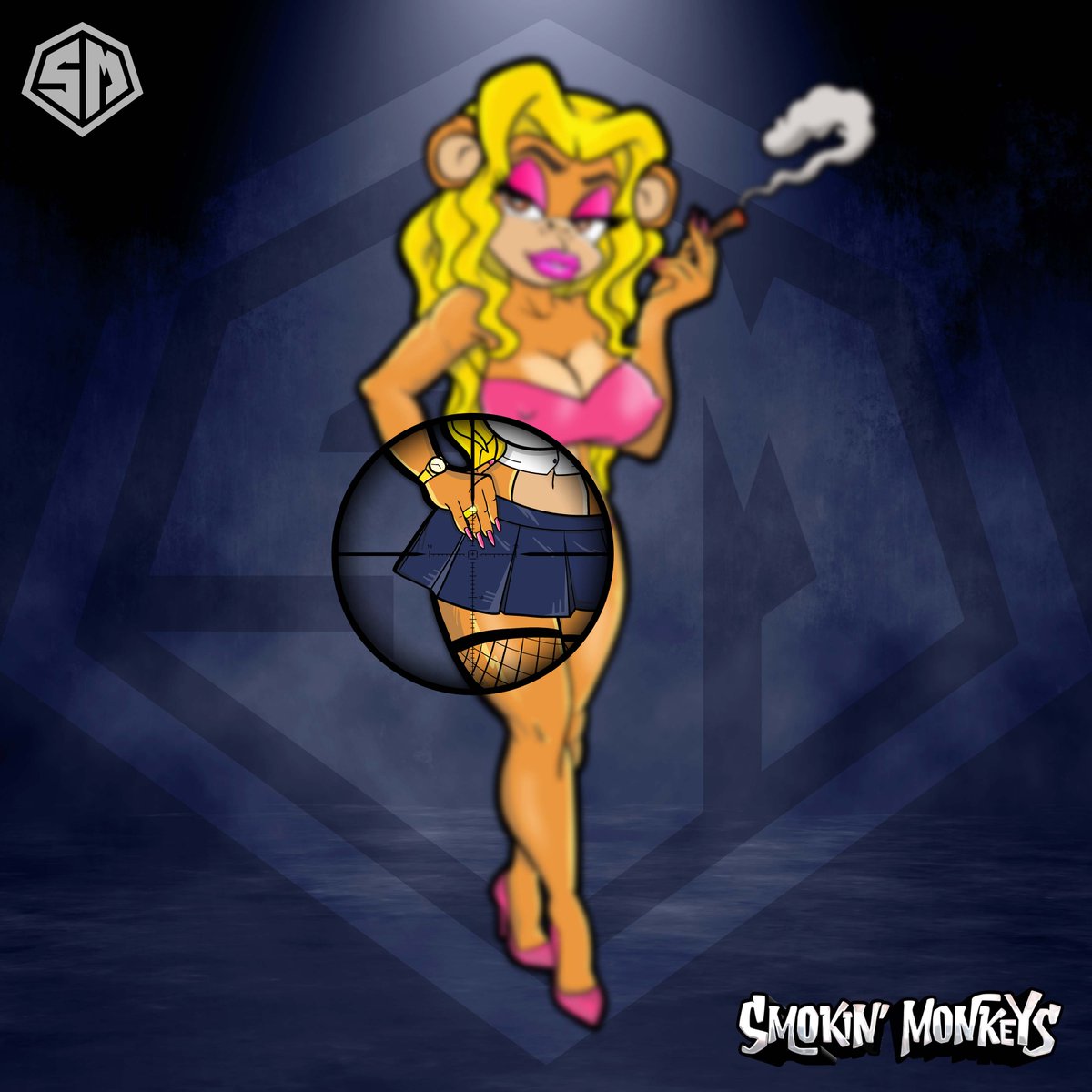 smokinmonkeys_'s tweet photo. 🤩 Who’s That chick? 😍

Maybe one of our new NFT PROJECT characters ? 

We will find our very soon 😎
.
.
.
#nft #nfts #nftart #polygon #crypto #ethereum #opensea #matic #mintables #collectible #blockchain  #monkey #monkeys #smoke #haze #high #giveaway #giveaways https://t.co/SVDbObU69E