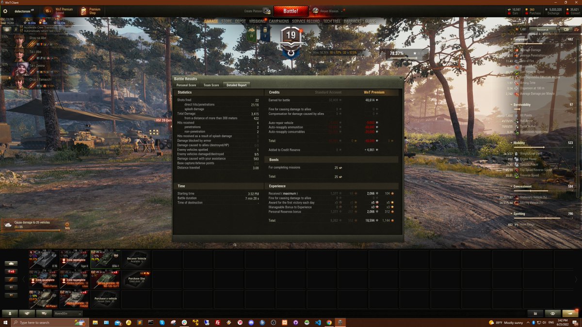 GunnerWantedNA's tweet photo. @worldoftanks IGN: delectorum
Base XP: 1377

Thank you for the event! https://t.co/9erINIDVDF