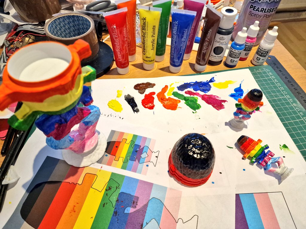 prettyconfusd's tweet photo. Nearly done! π³οΈβπ #3dprinting #anycubicphotonmonox #EtsySeller #startrek #seekingjamaharon #horgahn #pride #idic https://t.co/BbaQKdoEAF