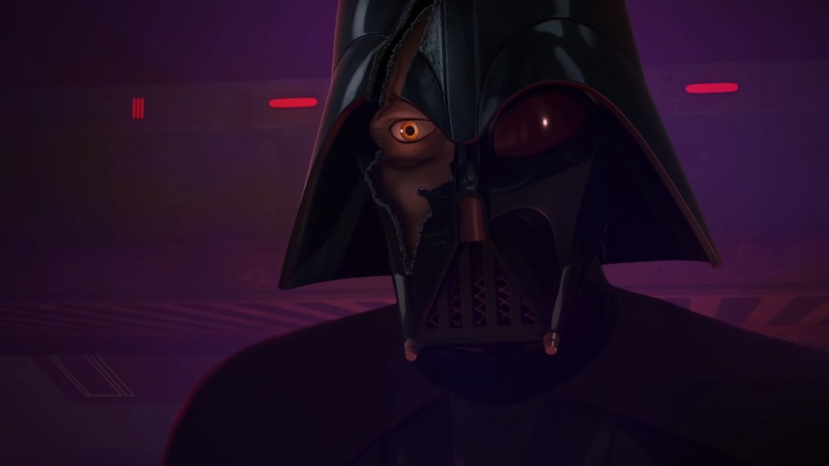 NerdStuffHQ's tweet photo. Ahsoka saw one half of Anakin's face, Obi-Wan saw the other half. Luke, his son, was able to see his whole face 😭

#ObiWanKenobi https://t.co/4VTYCa9koT