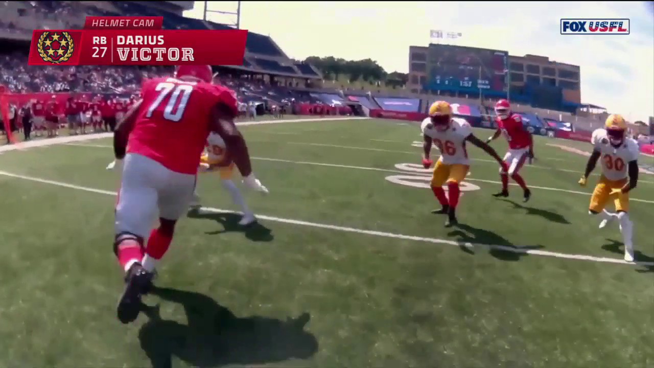 NBC Sports on Twitter "The helmet cam stays undefeated. (via USFL