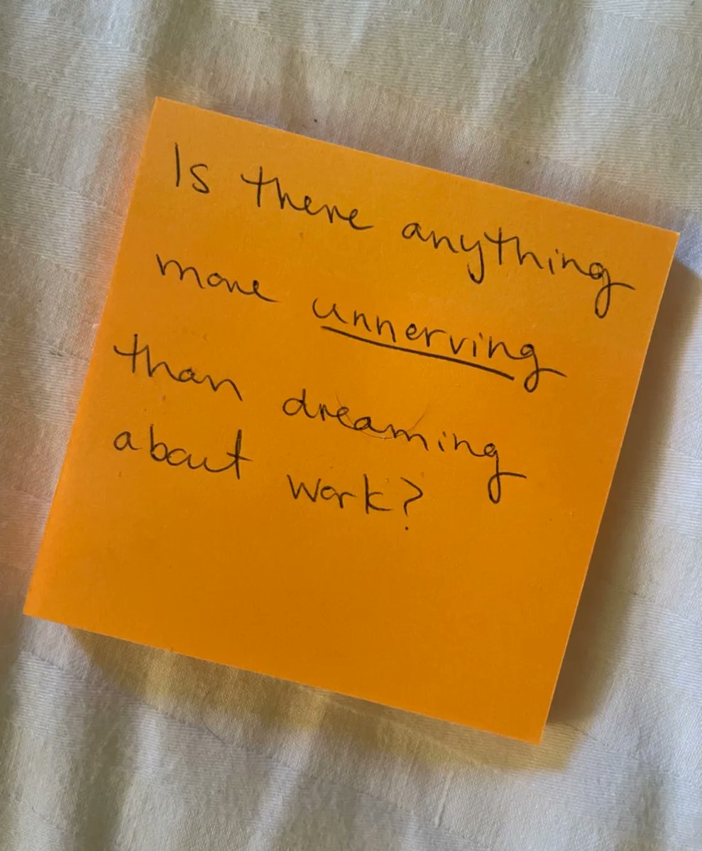 What are YOUR work-related dreams like? 😴