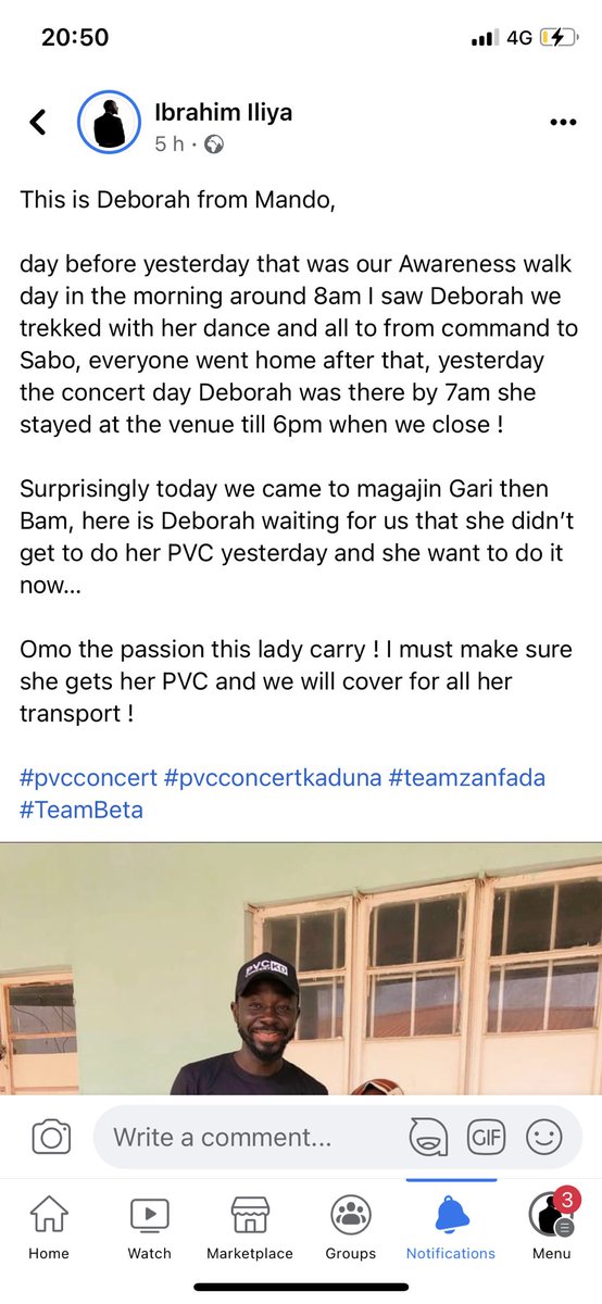 ibiofficialX's tweet photo. This is Deborah from Mando Kaduna,
day before yesterday that was our Awareness walk day in the morning around 8am I saw Deborah we trekked with her dance and all to from command to Sabo, everyone
👇👇
#pvcconcert #pvcconcertkaduna #teamzanfada #TeamBeta https://t.co/ewtZMwI6ZZ