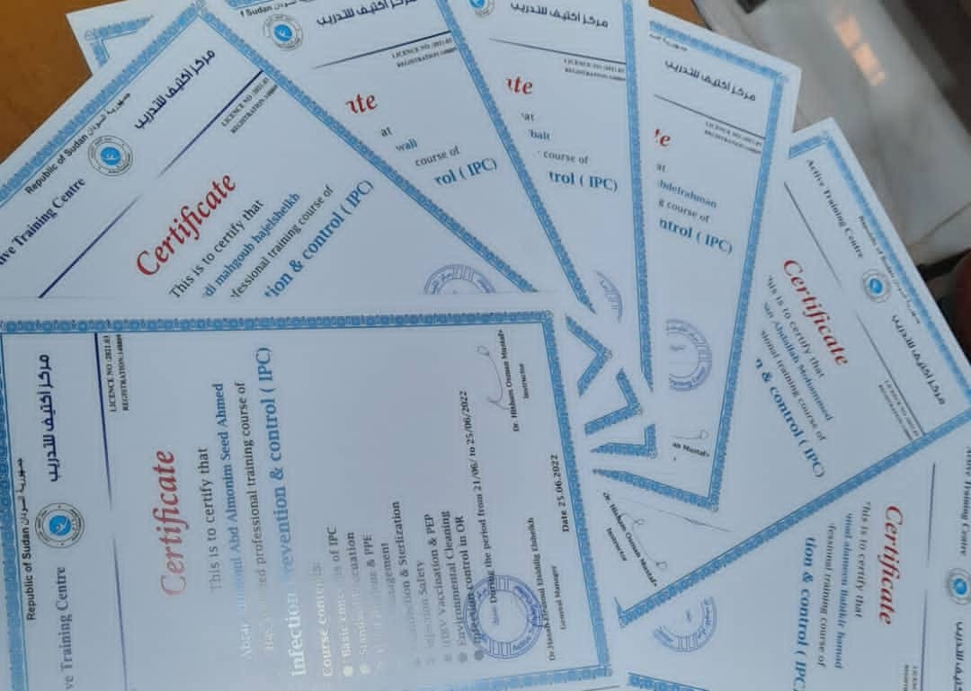 activetcsudan's tweet photo. مبرووووك للمجموعة الرابعة كورس مكافحة العدوي ونتمني ان نري دفعات ومجموعات اخري في كورسات متعددة
#مركز_اكتيف_للتدريب  #Active_Training_Center https://t.co/MEFXMGotXr