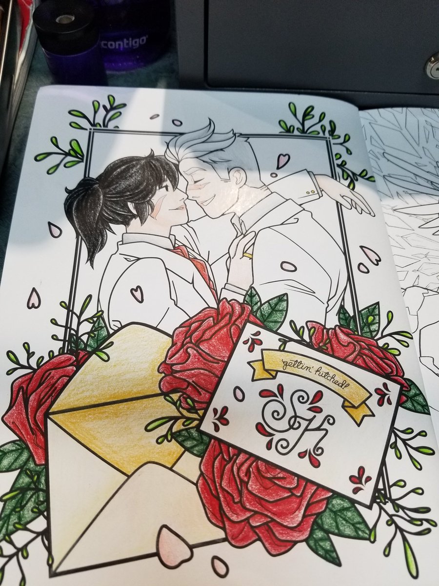 This is what I have so far, btw. (Lineart by @ohmyfrigg, from the <a href="/truecolorszine/">True Colors: Sheith Coloring Book - Shipping!</a>)