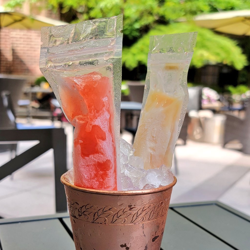 thegaytraveler's tweet photo. The @FSWashington is all decked out for #PRIDE and is offering frozen boozy #PRIDEPOPS at it @BOURBONSTEAKDC restaurant and lounge. Available through July, $1 from every pop sold benefits @WorthyMentoring. https://t.co/MzrRDNEVFU