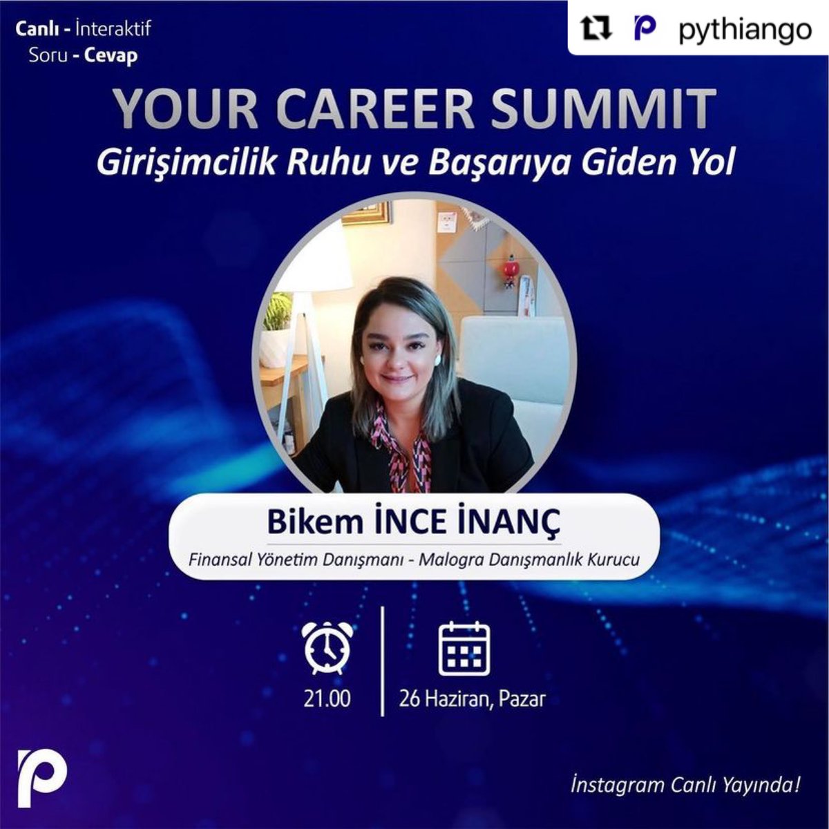 malogra_tr's tweet photo. Yarın kurucumuz Bikem İnce İnanç gençlerle girişimcilik ruhunu ve başarı nedir ne değildir sorusunun cevabını masaya yatıracak 🤗Sakın kaçırmayın ❗️
#girişim #girişimcilik #girişimciruhu #öğrenci #etkinlik #kariyer  #instagramcanlıyayın #canliyayin #girişimcikadınlar #malogra https://t.co/8HsKFonQFZ