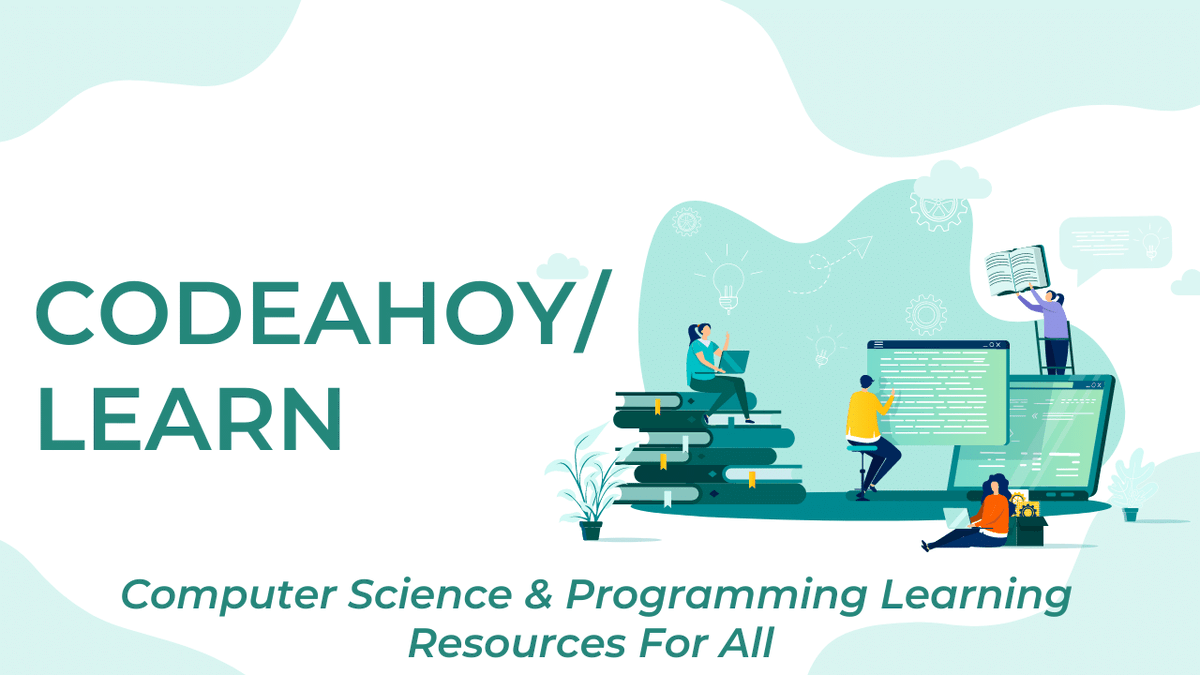 codeahoy's tweet image. 15+ Free Computer Science and Programming Books 
Online and Free Education for All. New Books and Resources are added every week.
Visit Now:
codeahoy.com/learn/