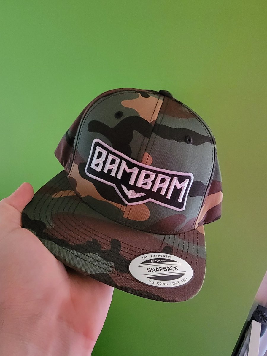 bambam_rl's tweet photo. Yo!!!! The snapbacks are in and they are looking clean! Go grab you one at https://t.co/K23dVWcQs6
#merch #merchandise #snapback #bambamfam #letsgetit #ordernow #streamer #gamer #twitch https://t.co/WotHEXcu1E