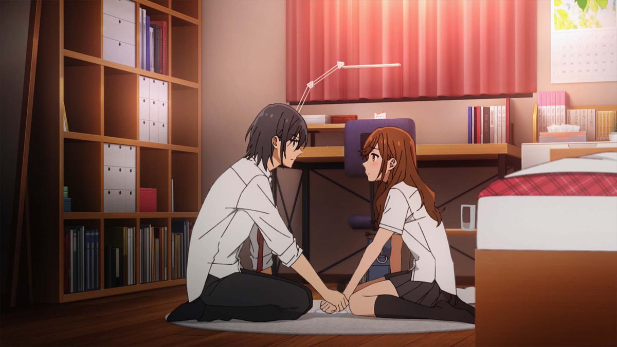 Crunchyroll's tweet photo. A modern love story 💕 (via Horimiya) https://t.co/ujDNgwlCj3