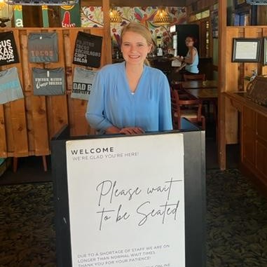 PapacitasTyler's tweet photo. Come say hi to Audrey this weekend, she is one of our main managers and we are so thankful for her! #homemadetexmex #tylertx #eatlocal #papacitas #patiodining #largeparties #greatstaff https://t.co/MJW3xRKl3K