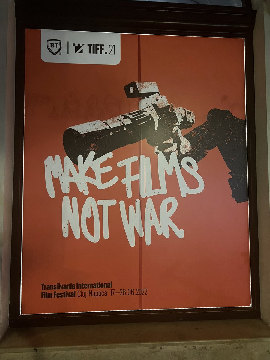 nicoleta_marica's tweet photo. And so it ends the 21st edition of @TIFFromania!

#makefilmsnotwar
#TIFF22 
#cluj
#SupportUkraine 🇺🇦 https://t.co/zLNI8xEYj2