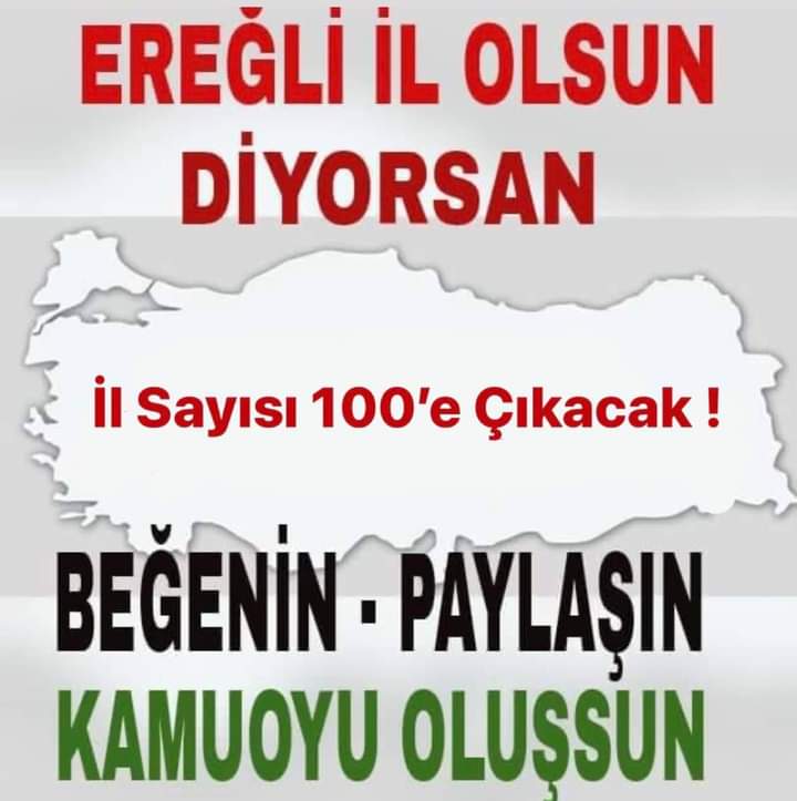 Hasan_DRS42's tweet photo. ''İL OLMAK SANA ÇOK YAKIŞACAK!''

BEĞENİN PAYLAŞIN KAMUOYU OLUŞSUN..

100 İl Projesinde güzide şehrimiz EREĞLİ’mizin de  il olmasını gönülden istiyor ve destekliyoruz. 
#konyaeregli
#Ereğliİlolsun 
#EreğliİlOlmalı https://t.co/SB1VPPsVxV