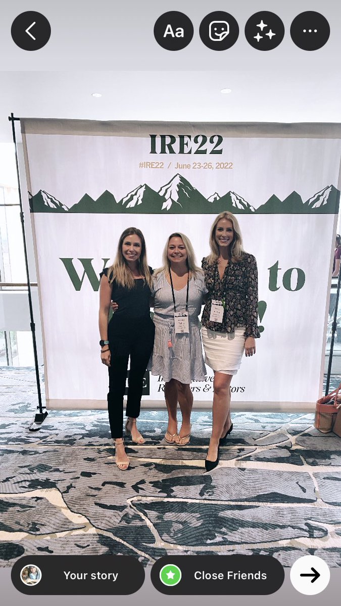 I knew at 7 years old that I wanted to be a journalist. I am still surprised I get to do this work every day and was honored to receive a fellowship to attend #IRE22 with my colleagues <a href="/AshleyTalley12/">Ashley Talley</a> and <a href="/keelyarthur50YS/">WRAL Keely Arthur</a>. I can’t wait to put what I learned this week into action