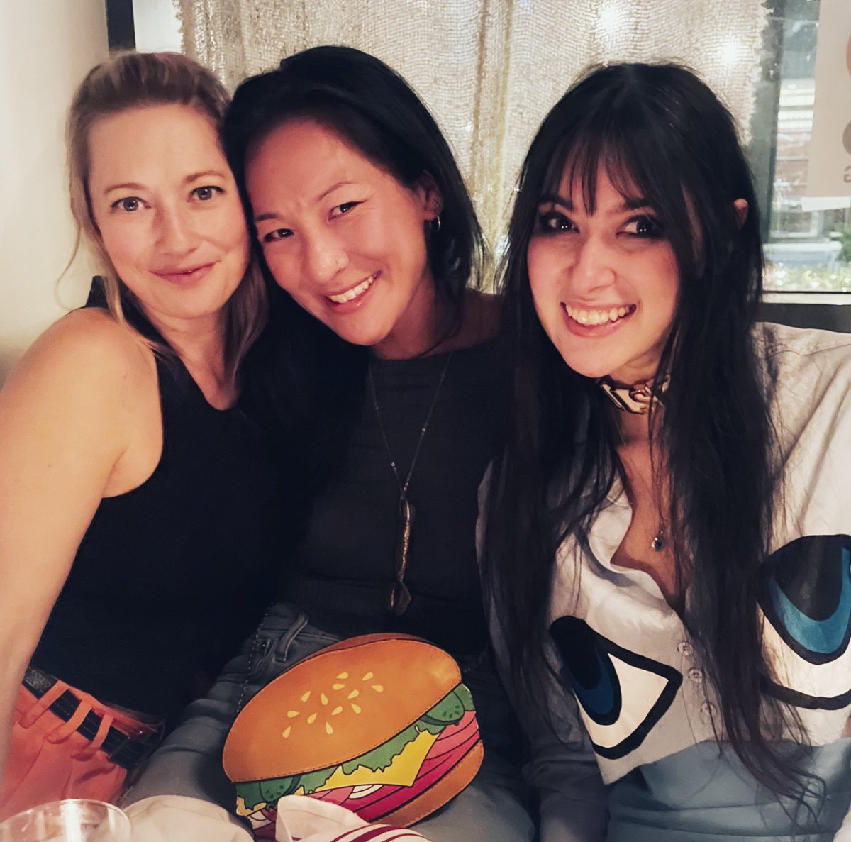 I present to you <a href="/naomipiercey/">Naomi Piercey</a> <a href="/seinahpets/">SeinahpetS</a> @allseeeth

These women of web3 from <a href="/truth/">Truth Arts</a> &amp; <a href="/proj_mayhem_one/">:)</a> worked tirelessly for MONTHS to bring  <a href="/secretsociety/">Illuminati Collective</a> <a href="/goblintownwtf/">goblintown.wtf</a> <a href="/McGoblinBurger/">McGoblinBurger</a> to life during NFT NYC 🍔

Can’t wait to see what they, and women like them, do next 👏