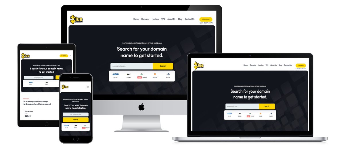 cluewebhost's tweet photo. Third re-design in 12 years.

Wasn't fair client websites always looking better than ours. https://t.co/Jm8H6GMwA6