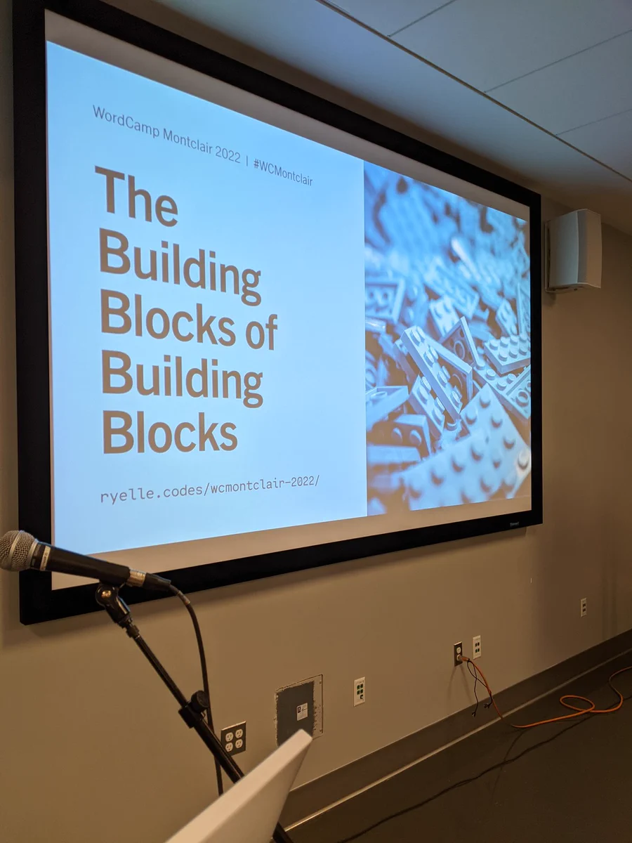 First slide of my presentation 