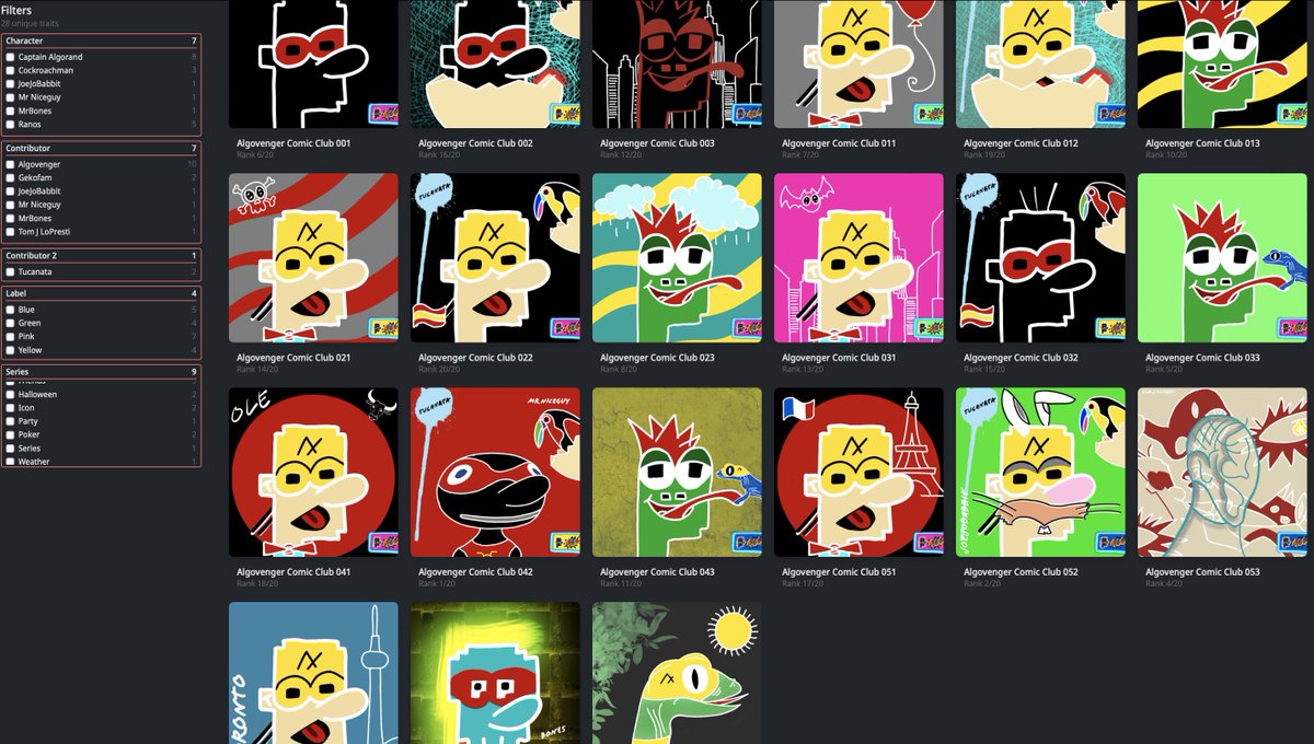 FunkyRaccoons's tweet photo. Hi #algofam, we keep uploading pieces of the collection and assigning rarities.
If you want to be part of the collection, you just have to tell me.
We already have a friend like @tucanata @_Mr_Furious_ @Gekofam @T_LoP_ @JoeJoBabbitNFT @mrniceguy_algo ...
https://t.co/53XWoDVHIr https://t.co/J19pDvIMce