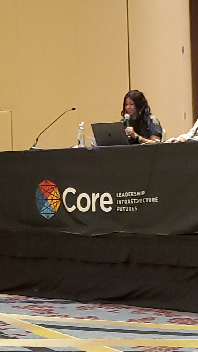 raferrante's tweet photo. @evangelestia brings it with her vision of libraries' potential for healing and reclaiming value #ALA2022 #ALACore @SILibraries @SmithsonianArch https://t.co/wuJGZIdYJo