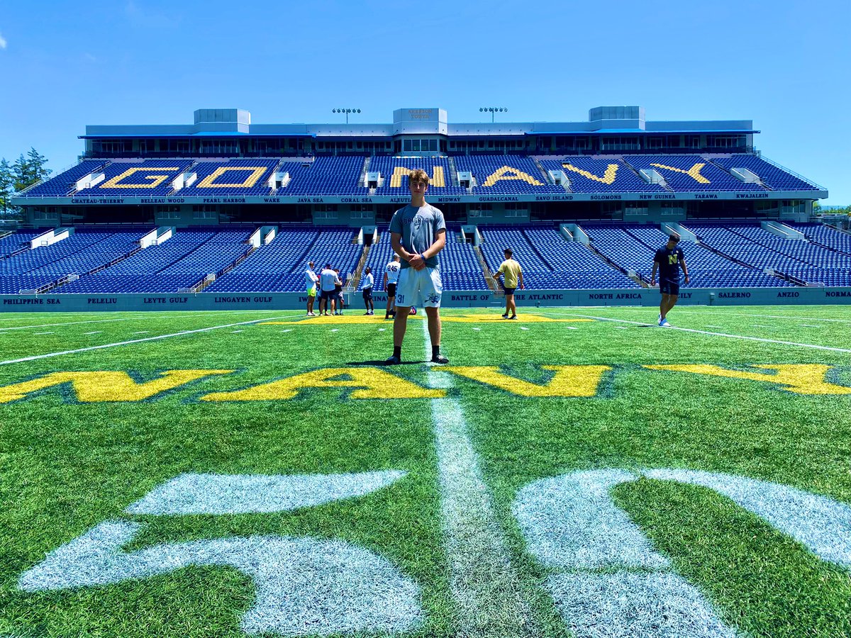 So glad to have made it out to the <a href="/NavyFB/">Navy Football</a> camp today. Had a lot of fun competing and getting even more prepared for this upcoming season! <a href="/CoachLian8/">Coach Lian - Brighton Football</a> <a href="/MWeimer26/">Michael Weimer</a> <a href="/Brighton_FB/">Brighton Bruins Football</a>