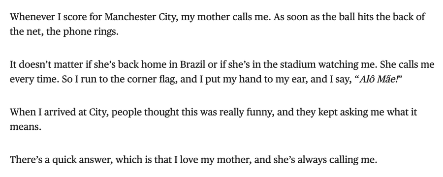 VipArsenal's tweet photo. The reason behind Gabriel Jesus' goal celebration. https://t.co/ViMA9SSlGF