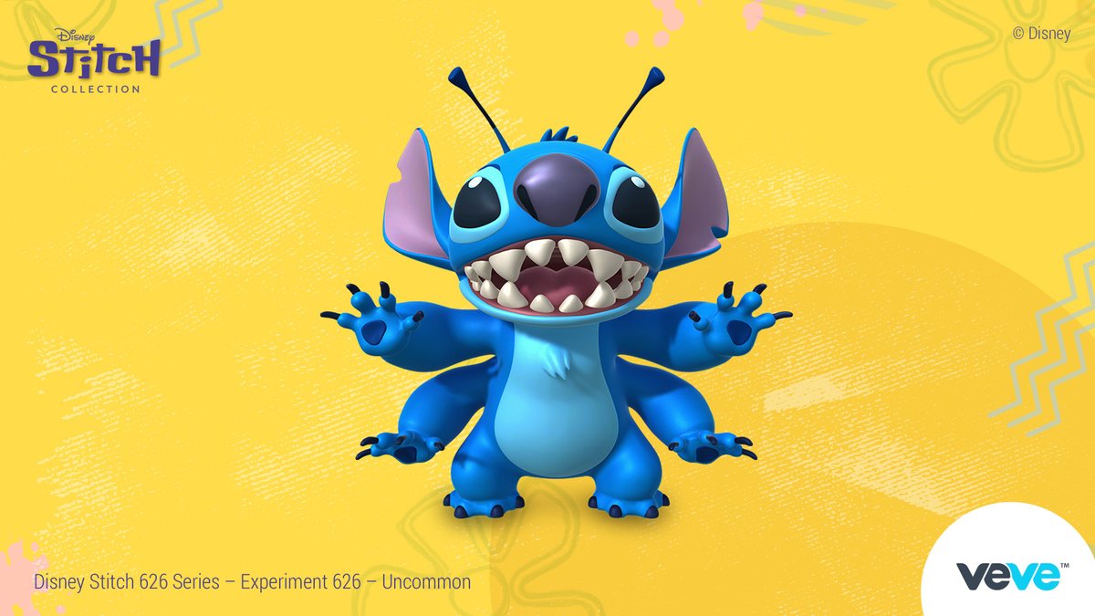 veve_official's tweet photo. Get a closer look at all three @Disney's #Stitch collectibles dropping in blind box format tomorrow, Sunday, 26 June at 8 AM PT! https://t.co/JsEJbnMkD6 https://t.co/QN4mgxYgCa