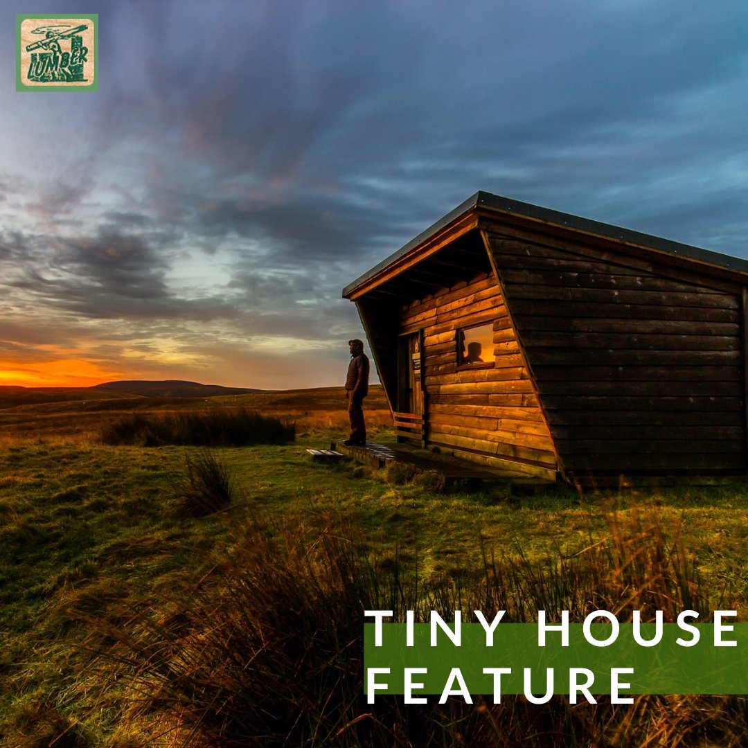 One of our favorite things about tiny houses, is that some of them come with incredible views, like this one! #tinyhousemovement #tinyliving