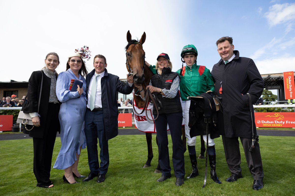 Proud moment for the Murtagh Family with more Group success @curraghrace for @AgaKhanStuds @JohnnyMurtagh said: “These colours have been very lucky to me throughout my career. We’ve had some great days.' #FeedYourDesireToWin 🏆