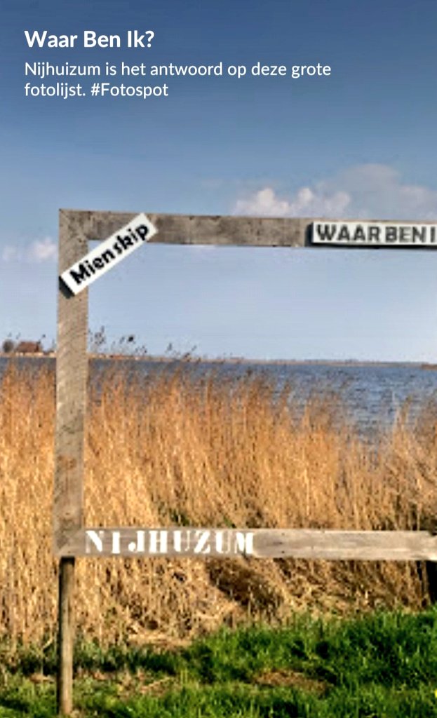 FryskePokemon's tweet photo. Where Am I❔ 🖼 Nijhuzum, Fryslân  ❤ #PokemonGO #fotoframe #mienskip https://t.co/hLWvSiYBVm