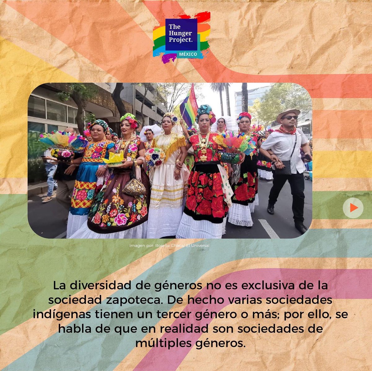 THPMexico's tweet photo. Cuando hablamos de la diversidad de género en el 🌎, es vital que tengamos en la conversación a las comunidades indígenas 🏳️‍🌈

#TheHungerProjectMéxico #Pride #PrideMonth https://t.co/GRihAtQ9ps