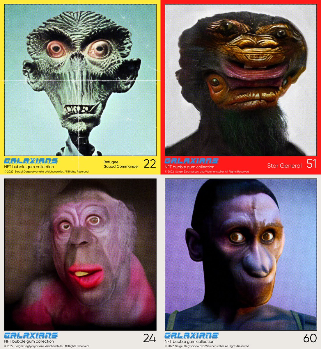 GM Terrans!👽Space Refugees have arrived🛸The mint is ON!🚀 Check out the collection, mint your Galaxian on opensea.io/collection/gal… and become the part of a refugee gang!✊
If you like the project, please, like, retweet and comment below🙏Thanks everyone for spreading the word!❤️