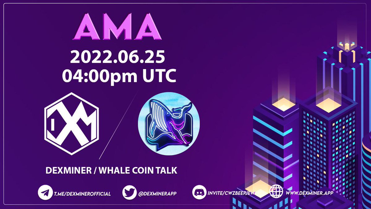 t.me/whalecointalk
<a href="/WhaleCoinTalk/">Whale Coin Talk</a> <a href="/pinkecosystem/">PinkSale (Pink Ecosystem)</a> 

pinksale.finance/launchpad/0xdd…

#DEXMINER #dexminerfinance #DeFi #BSCGems #whalecoin #pinksale #BSCGems #NFTCommunity #Giveway #BNB #Crypto