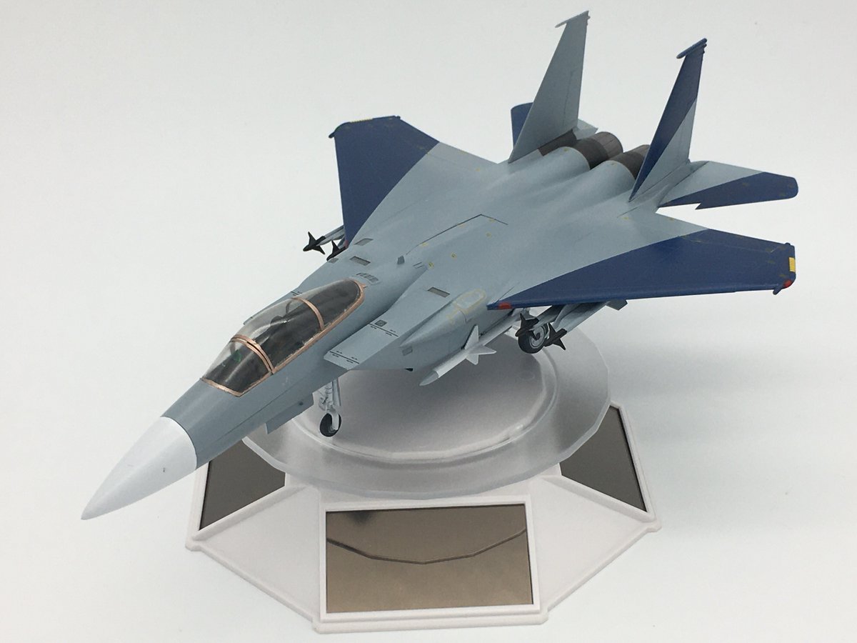 1/144 発光改造 完成品 F-15c Cipher サイファー 円卓の鬼神 発表会が終わりましたのでやっと上げられます。 ハセガワ 1/72 F-15C