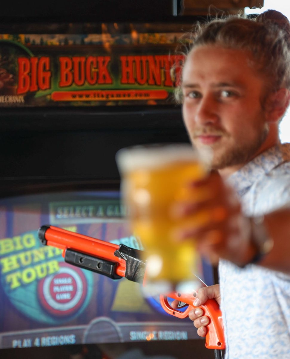 slackwaterbeer's tweet photo. "Hey, hold my beer"
๐ธ @spencerborgesonmedia
#funandgames #bigbuckhunter #taproom #brewdeck #craftbeer #holdmybeer https://t.co/R7jdYoKOXe